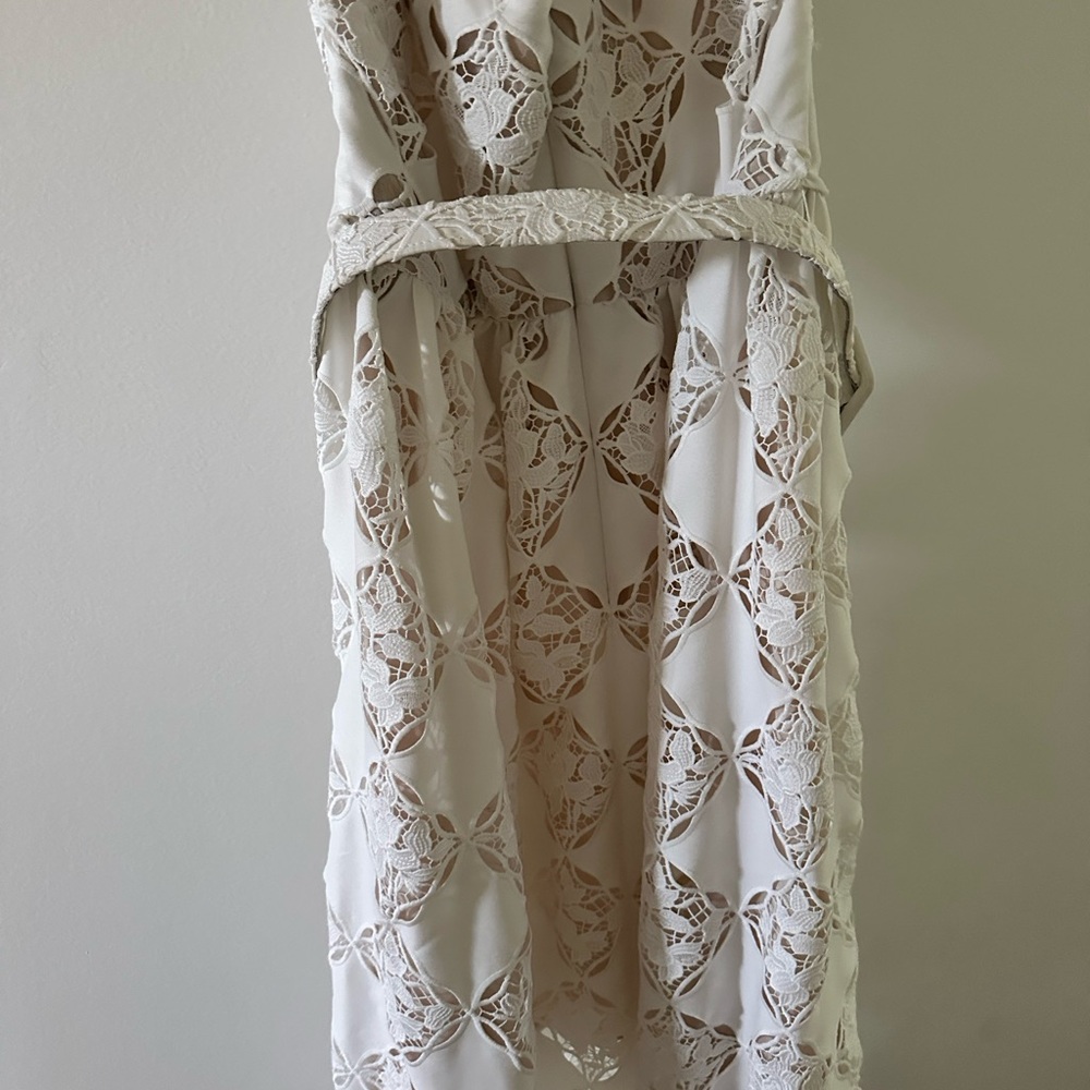 Oscar de la Renta White Lace Dress - Picture 5 of 5